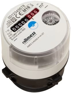 Allmess Koax 2 Austauschwasserzähler 0431112206 MES 3K KU+m, Q3 2,5, DN 15, Kalt Bis 30 °C, 75mm