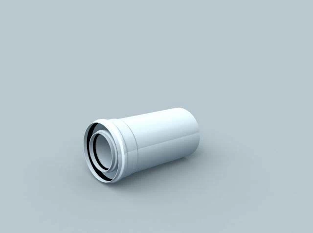 Bertrams Polyline LAS Rohr 41RL1000-80 1000 Mm, DN 80/125, Innen, Weiß 5 Bertrams Polyline LAS Rohr 41RL1000-80 1000 Mm, DN 80/125, Innen, Weiß – Bild 3