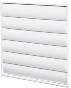 Blauberg Decor Abdeckgitter 8026904 UG155 X 155 Mm, Kunststoff, Mit Gravitationsklappe