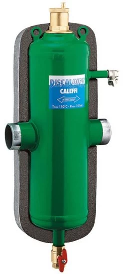 Caleffi Discal Mikroblasen-Schlammabscheider 546063 DN 65, Stahl-Gehäuse, Schweißanschlüsse, Mit Isolierung