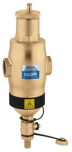 Caleffi Mikroblasen-Schlammabscheider 546107 Messing-Gehäuse, Mit Magnet, 1 1/4" IG