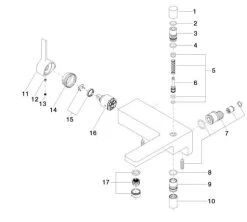 Dornbracht Wannen Armatur LULU 3320071000 Chrom, Aufputz, Ausladung 190 Mm -Langlebige Werkzeuge Dornbracht Wannen Armatur LULU 3320071000 chrom Aufputz Ausladung 190 mm 2