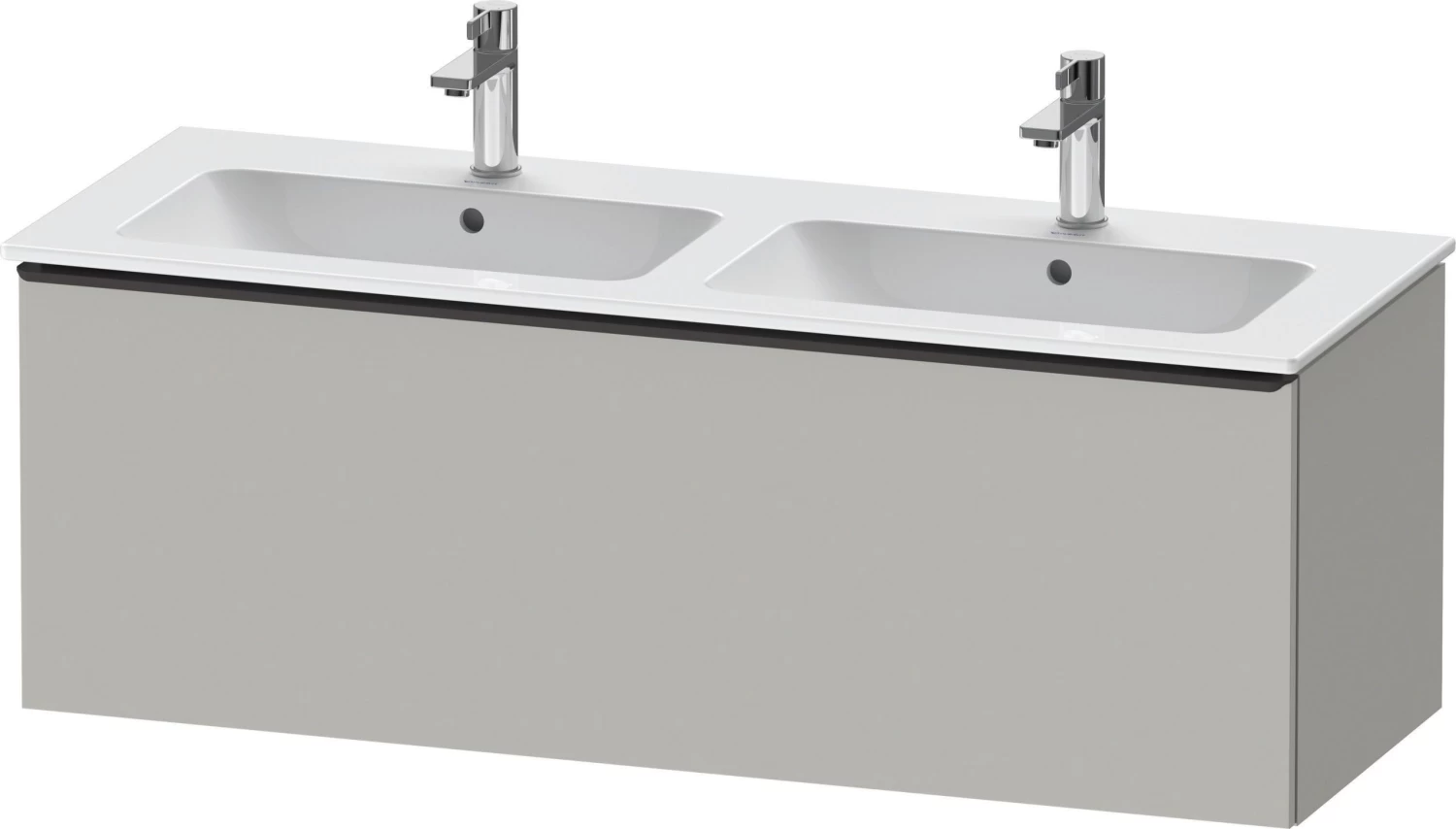 Duravit D-Neo Waschtisch-Unterschrank DE426500707 128 X 46,2 Cm, Betongrau Matt, Wandhängend, 1 Auszug 7 Duravit D-Neo Waschtisch-Unterschrank DE426500707 128 X 46,2 Cm, Betongrau Matt, Wandhängend, 1 Auszug – Bild 5