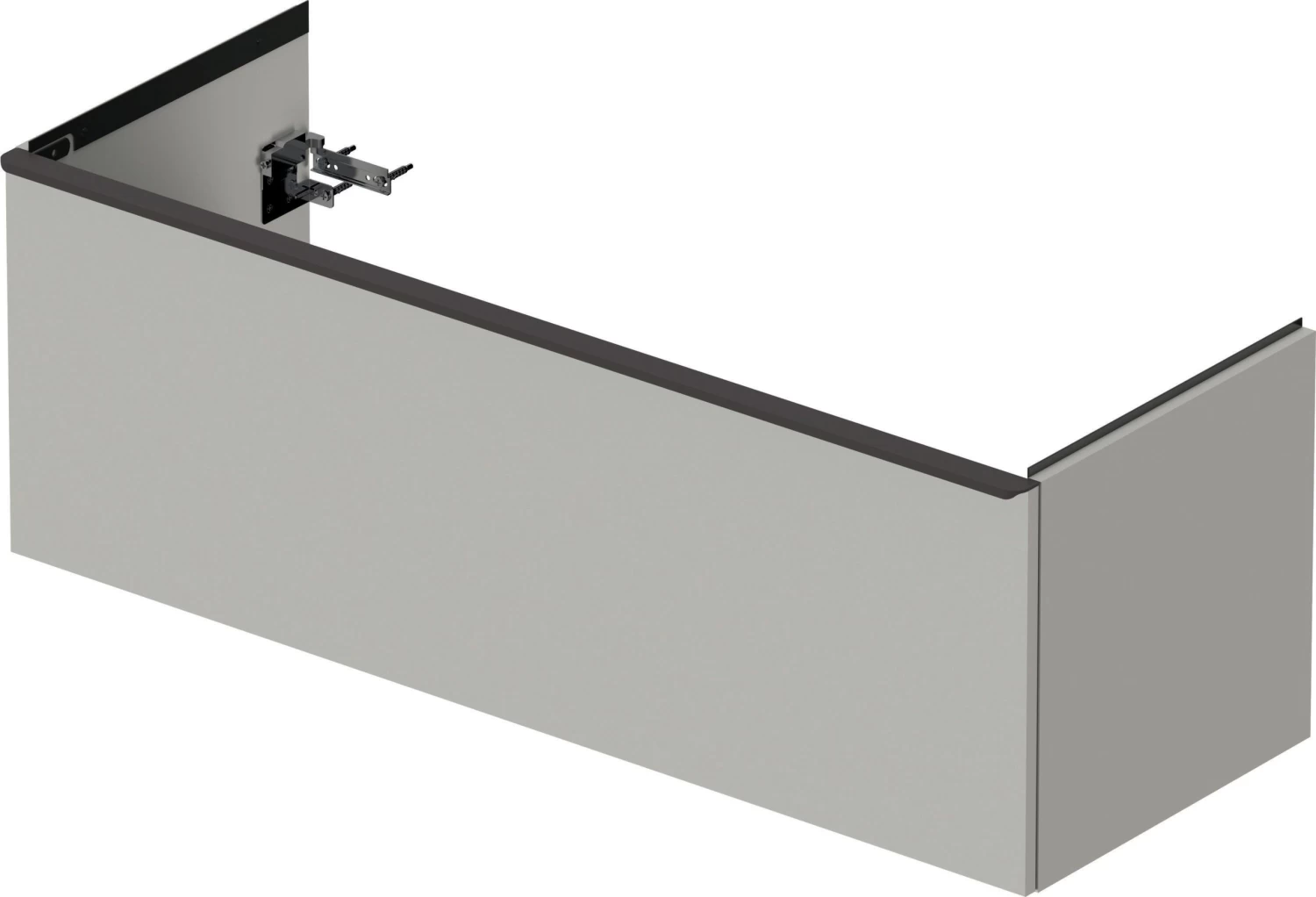 Duravit D-Neo Waschtisch-Unterschrank DE426500707 128 X 46,2 Cm, Betongrau Matt, Wandhängend, 1 Auszug 3 Duravit D-Neo Waschtisch-Unterschrank DE426500707 128 X 46,2 Cm, Betongrau Matt, Wandhängend, 1 Auszug