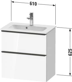 Duravit D-Neo Waschtisch-Unterschrank DE436801616 61 X 37,2, Eiche Schwarz, Wandhängend, 1 Schubkasten, 1 Auszug -Langlebige Werkzeuge Duravit D Neo Waschtisch Unterschrank DE436801616 61 x 372 Eiche Schwarz wandhaengend 1 Schubkasten 1 Auszug 5
