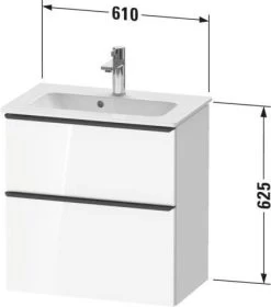 Duravit D-Neo Waschtisch-Unterschrank DE436801616 61 X 37,2, Eiche Schwarz, Wandhängend, 1 Schubkasten, 1 Auszug -Langlebige Werkzeuge Duravit D Neo Waschtisch Unterschrank DE436801616 61 x 372 Eiche Schwarz wandhaengend 1 Schubkasten 1 Auszug 6