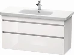 Duravit DuraStyle Waschtisch-Unterschrank DS649504918 113 X 44,8 Cm, Graphit Matt/weiß Matt, 2 Schubkästen, Wandhängend
