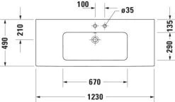 Duravit Me By Starck Möbel-Waschtisch 2336123260 123 X 49 Cm, Weiß Seidenmatt, Ohne Hahnloch, Mit Überlauf, Mit Hahnlochbank -Langlebige Werkzeuge Duravit Me by Starck Moebel Waschtisch 2336123260 123 x 49 cm weiss seidenmatt ohne Hahnloch mit Ueberlauf mit Hahnlochbank 9