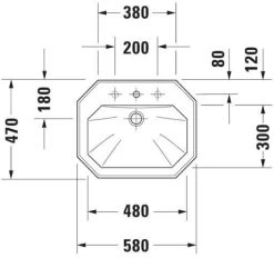 Duravit Serie 1930 Einbauwaschtisch 04765800001 1 Hahnloch, Einbau Von Oben, Weiss, Wondergliss -Langlebige Werkzeuge Duravit Serie 1930 Einbauwaschtisch 04765800001 1 Hahnloch Einbau von oben weiss wondergliss 3