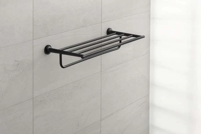 Duravit Starck T Handtuchablage 0099444600 Schwarz Matt, 610mm 5 Duravit Starck T Handtuchablage 0099444600 Schwarz Matt, 610mm – Bild 3