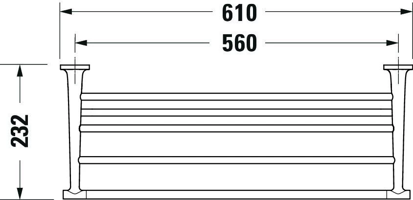 Duravit Starck T Handtuchablage 0099444600 Schwarz Matt, 610mm 12 Duravit Starck T Handtuchablage 0099444600 Schwarz Matt, 610mm – Bild 10