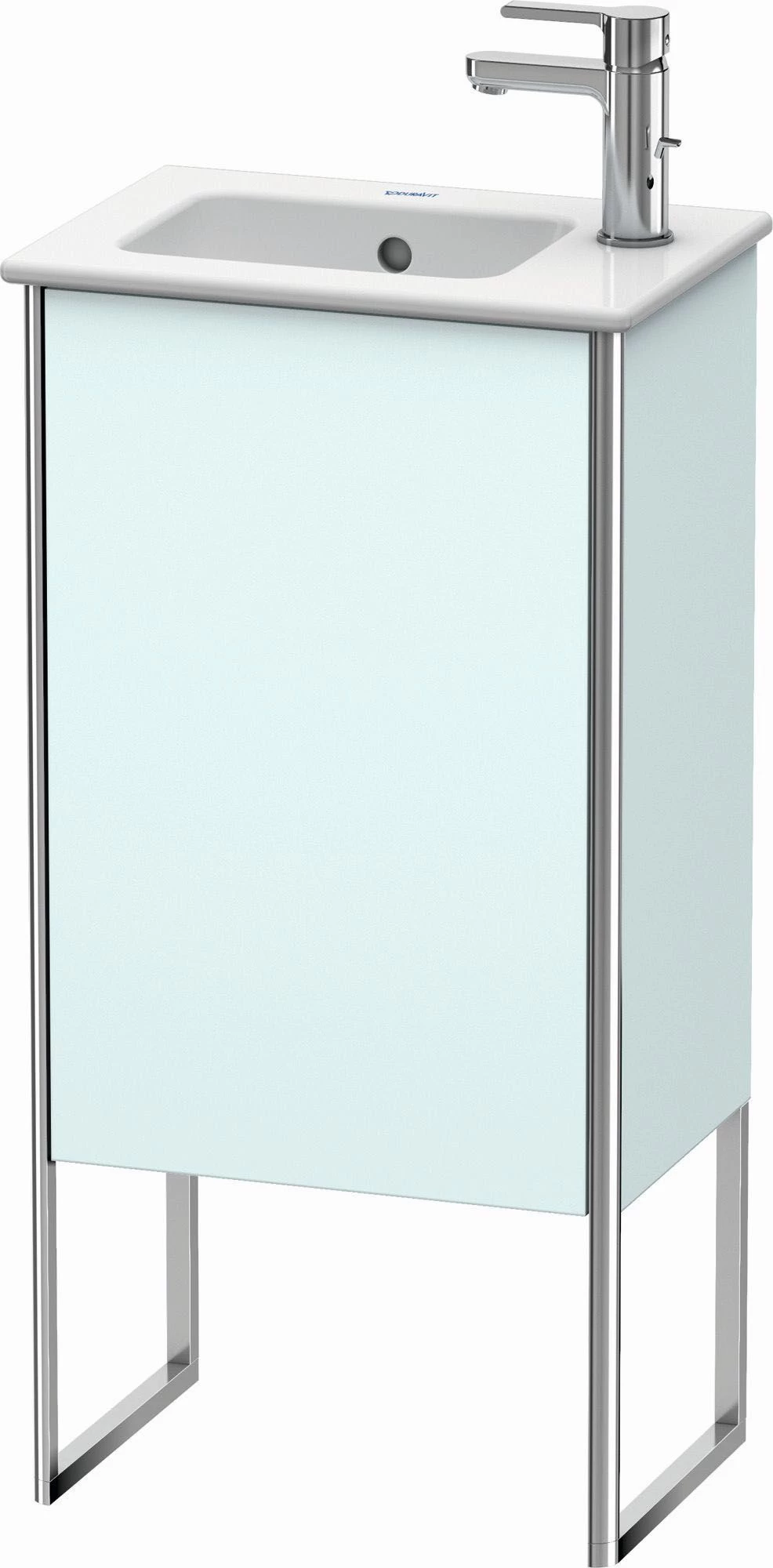 Duravit XSquare Waschtisch-Unterschrank XS4440R0909 41x59,2x28,9cm, Tür Rechts, Lichtblau Matt 3 Duravit XSquare Waschtisch-Unterschrank XS4440R0909 41x59,2x28,9cm, Tür Rechts, Lichtblau Matt