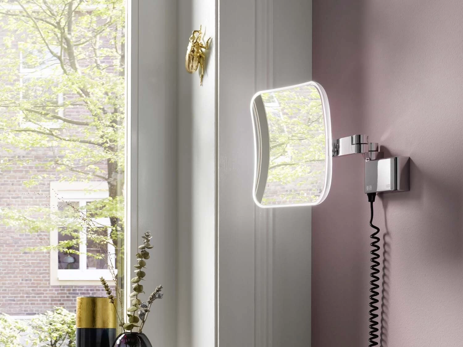 EMCO LED-Rasier-/Kosmetikspiegel Evo Chrom, Vergrößerung 5-fach, Ø 209 Mm, 2-armig, Rund 12 EMCO LED-Rasier-/Kosmetikspiegel Evo Chrom, Vergrößerung 5-fach, Ø 209 Mm, 2-armig, Rund – Bild 10