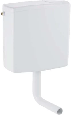 Geberit Ap140 Aufputz-Spülkasten 140000101 Tiefhängend, Schwitzwassergedämmt, Spül-Stopp, Bahamabeige