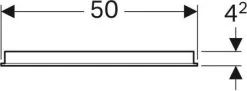 Geberit Option Lichtspiegel 500581001 Beleuchtung Beidseitig, 50 X 65 X 3,6 Cm -Langlebige Werkzeuge Geberit Option Lichtspiegel 500581001 Beleuchtung beidseitig 50 x 65 x 36 cm 2