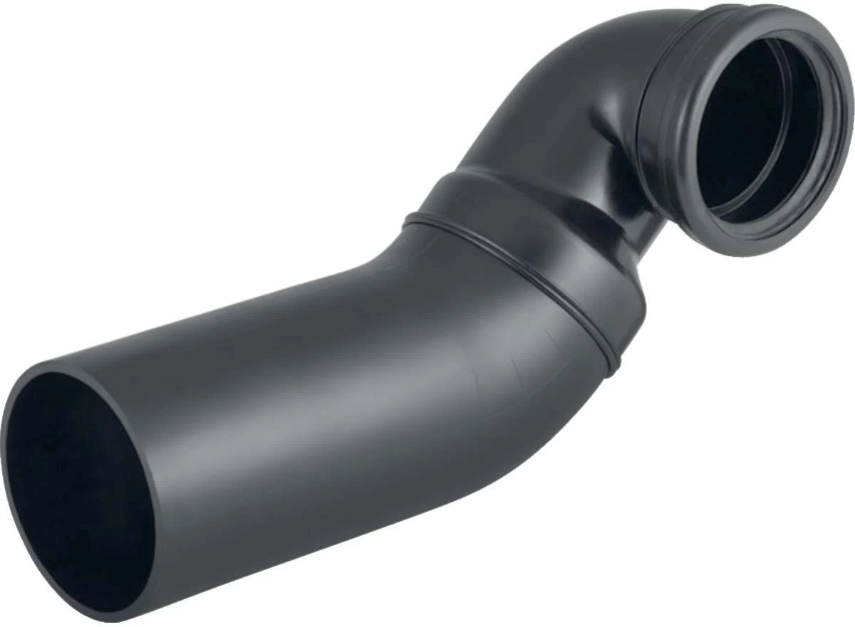 Geberit Pe Anschlussbogen 367902161 DN 100/100, 90Grad, PE-HD, Für Wand-WC, Rechts Gekröpft 3 Geberit Pe Anschlussbogen 367902161 DN 100/100, 90Grad, PE-HD, Für Wand-WC, Rechts Gekröpft