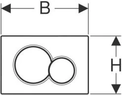 Geberit Sigma 01 Betätigungsplatte 115770LB5 Weiss, Tasten Blau/rot, Für 2-Mengen-Spülung -Langlebige Werkzeuge Geberit Sigma 01 Betaetigungsplatte 115770LB5 weiss Tasten blau rot fuer 2 Mengen Spuelung 2