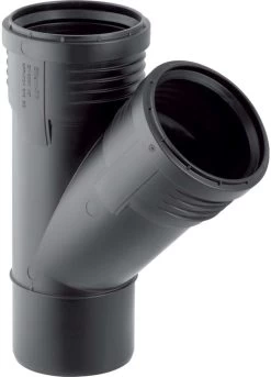 Geberit Silent PP Abzweig 390333141 DN 70/70, 45Grad, Schalloptimiert