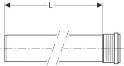 Geberit Silent PP Rohr 390602141 DN 125, 500 Mm, Mit Muffe, Schalloptimiert -Langlebige Werkzeuge Geberit Silent PP Rohr 390602141 DN 125 500 mm mit Muffe schalloptimiert 2