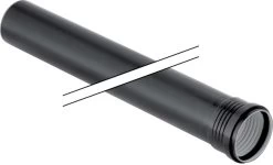 Geberit Silent PP Rohr 390602141 DN 125, 500 Mm, Mit Muffe, Schalloptimiert