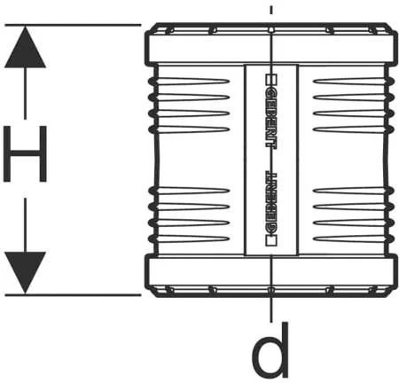 Geberit Silent PP Überschiebemuffe 390117141 DN 40, Schalloptimiert 4 Geberit Silent PP Überschiebemuffe 390117141 DN 40, Schalloptimiert – Bild 2