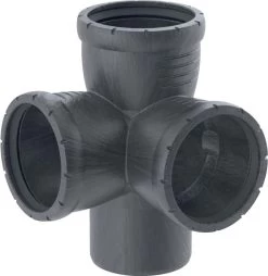 Geberit Silent Pro Eckabzweig 393559141 DN 100/100/100, 87,5°, Hochschalldämmend