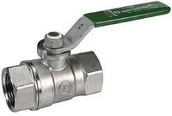 Giacomini Kugelhahn 3/8" R250W Schwermodel Mit Hebelgriff, Messing Chrom