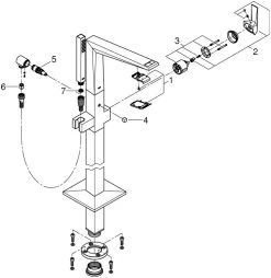 Grohe Allure Brilliant Wannenarmatur 23119000 Bodenmontage, Chrom -Langlebige Werkzeuge Grohe Allure Brilliant Wannenarmatur 23119000 Bodenmontage chrom 4
