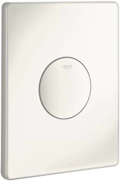 Grohe Skate Betätigunsplatte 37547SH0 Weiß, Druckknopfbetätigung, Senkrechte Montage