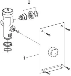 Grohe WC-Druckspüler 42902000 DN20 -Langlebige Werkzeuge Grohe WC Druckspueler 42902000 DN20 2