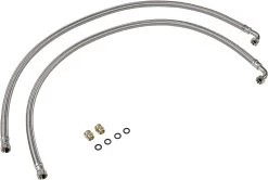 Grünbeck Schlauch-Set 707845 DN 20, Überwurfmutter 3/4"x3/4", 1,5 M, Gerade/90°