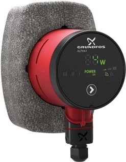 Grundfos Alpha1 Hocheffizienz-Umwälzpumpe 99236213 25-40, 130 Mm, PN 10, 230 V