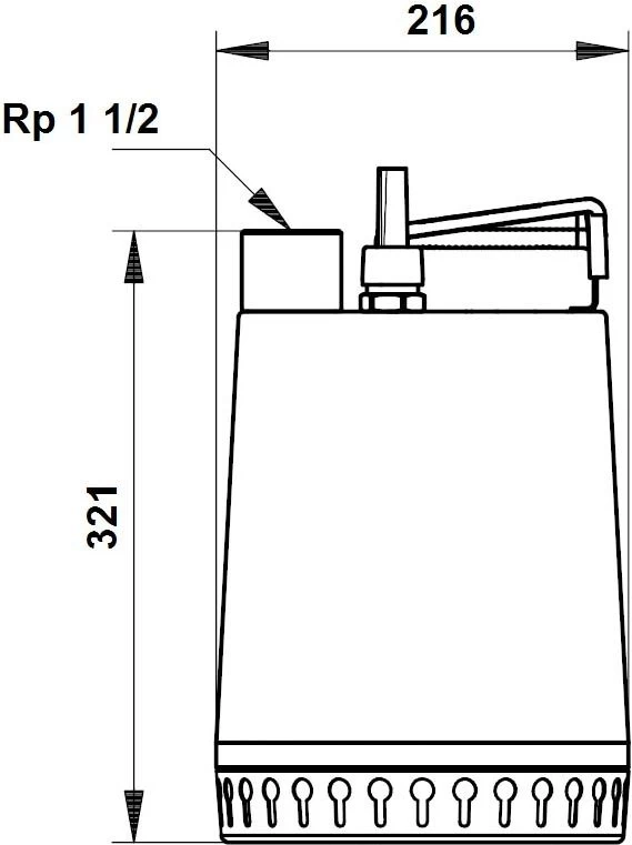 Grundfos Schmutzwasserpumpe Unilift AP 12.40.06.A1, 3 M Kabel, 230V 4 Grundfos Schmutzwasserpumpe Unilift AP 12.40.06.A1, 3 M Kabel, 230V – Bild 2