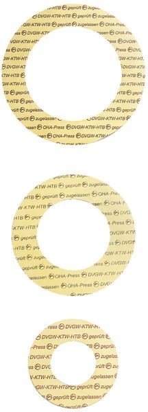 HAAS OHA-Press Flanschdichtung 8932 DN 200, PN 10, 200x268mm, Nach DIN 2632