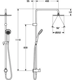 Hansa Duschsystem Hansaviva 44190200 Chrom, Direkter Anschluss An Wandanschlussbogen -Langlebige Werkzeuge Hansa Duschsystem Hansaviva 44190200 chrom direkter Anschluss an Wandanschlussbogen 2