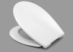 Haro WC-Sitz Lavas 527655 Weiss, Edelstahl Scharniere, Softclose