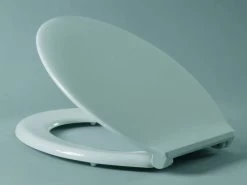 Haro WC-Sitz Pool 505673 Weiss, Scharnier Edelstahl, FastFix, 2-Punkt