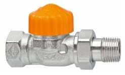 Heimeier Eclipse Thermostat-Ventilunterteil 9114-01.000 Rp 3/8xR 3/8, Durchgang, Mit Automatischer Durchflussregelung
