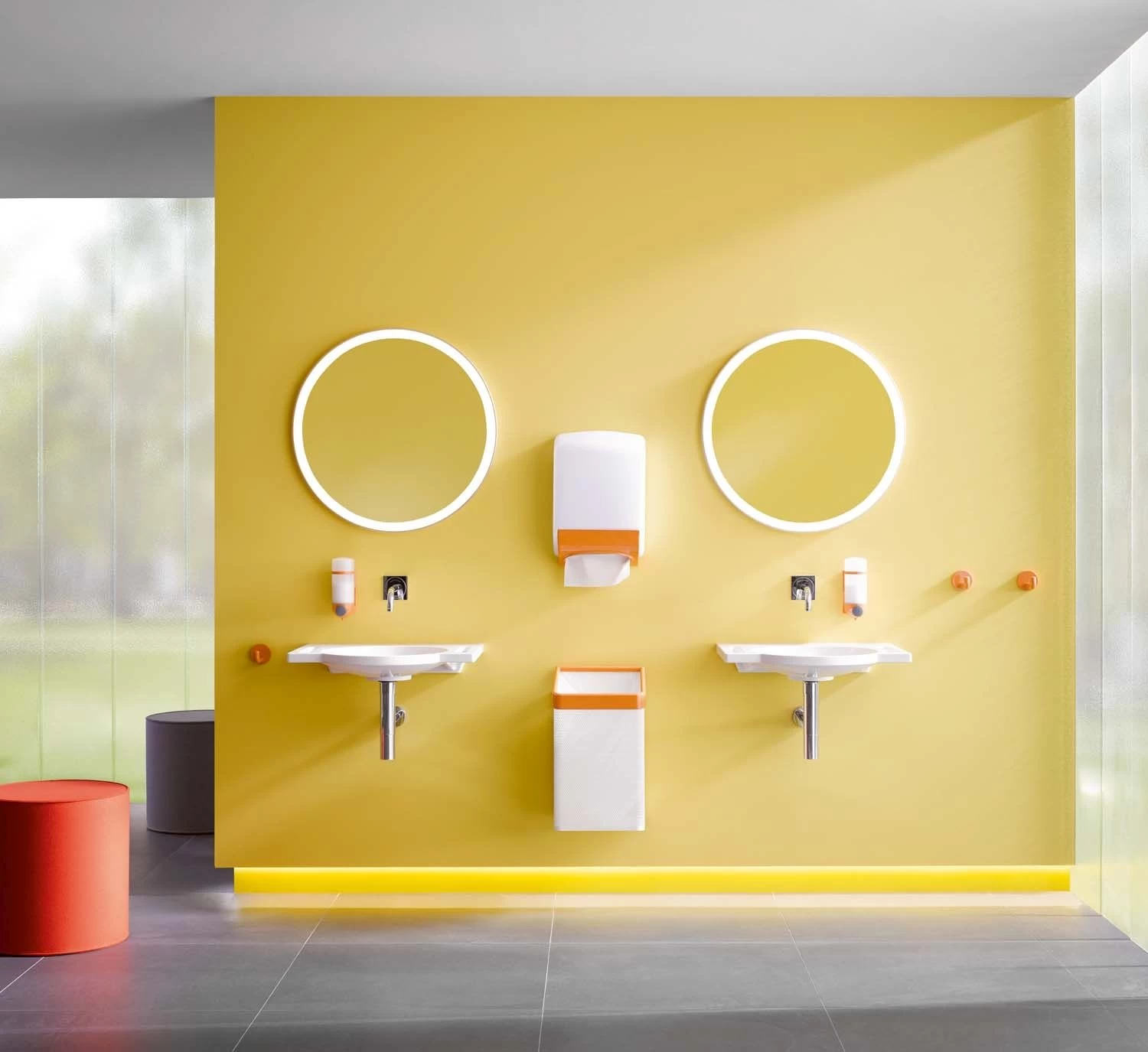 Hewi 477 Papierhandtuchspender 477.06.6000586 Behälter Weiß Transluzent, Sand 4 Hewi 477 Papierhandtuchspender 477.06.6000586 Behälter Weiß Transluzent, Sand – Bild 2