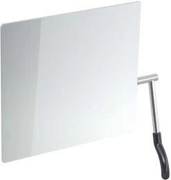 Hewi Kippspiegel 802.01.100L90 725x741x73mm, Hebel Links, Tiefschwarz