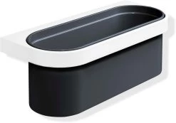 Hewi System 800 K Duschkorb 800.03.3009933 250mm, Halter, Halter Reinweiß, Rubinrot