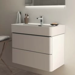 Ideal Standard Adapto Waschtisch-Unterschrank T4301WG 2 Auszüge, 770 X 410 X 490 Mm, Hochglanz Weiß Lackiert -Langlebige Werkzeuge Ideal Standard Adapto Waschtisch Unterschrank T4301WG 2 Auszuege 770 x 410 x 490 mm hochglanz weiss lackiert 3