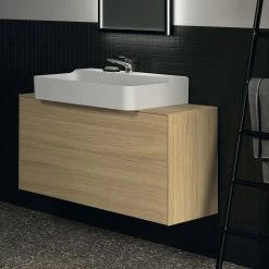 Ideal Standard Conca Waschtisch-Unterschrank T3937Y6 Mit Ausschnitt, 1 Auszug, 120x37x55 Cm, Mittig, Eiche Hell Furnier -Langlebige Werkzeuge Ideal Standard Conca Waschtisch Unterschrank T3937Y6 mit Ausschnitt 1 Auszug 120x37x55 cm mittig Eiche hell Furnier 2