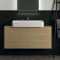 Ideal Standard Conca Waschtisch-Unterschrank T3937Y6 Mit Ausschnitt, 1 Auszug, 120x37x55 Cm, Mittig, Eiche Hell Furnier -Langlebige Werkzeuge Ideal Standard Conca Waschtisch Unterschrank T3937Y6 mit Ausschnitt 1 Auszug 120x37x55 cm mittig Eiche hell Furnier 3