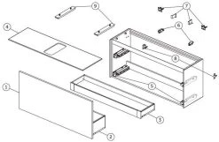 Ideal Standard Conca Waschtisch-Unterschrank T3937Y6 Mit Ausschnitt, 1 Auszug, 120x37x55 Cm, Mittig, Eiche Hell Furnier -Langlebige Werkzeuge Ideal Standard Conca Waschtisch Unterschrank T3937Y6 mit Ausschnitt 1 Auszug 120x37x55 cm mittig Eiche hell Furnier 6