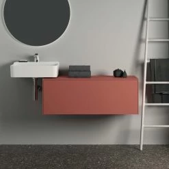 Ideal Standard Conca Waschtisch-Unterschrank T4313Y3 Ohne Ausschnitt, 1 Auszug, 100x50,5x37 Cm, Sunset Matt Lackiert -Langlebige Werkzeuge Ideal Standard Conca Waschtisch Unterschrank T4313Y3 ohne Ausschnitt 1 Auszug 100x505x37 cm Sunset matt lackiert 3