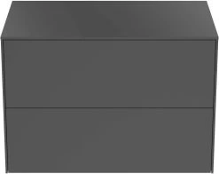 Ideal Standard Conca Waschtisch-Unterschrank T4322Y3 Ohne Ausschnitt, 2 Auszüge, 80x50,5x55 Cm, Sunset Matt Lackiert