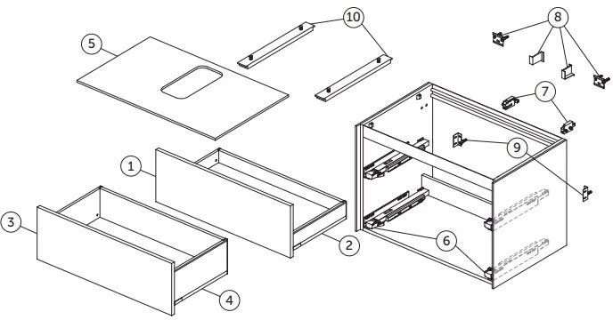 Ideal Standard Conca Waschtisch-Unterschrank T4322Y3 Ohne Ausschnitt, 2 Auszüge, 80x50,5x55 Cm, Sunset Matt Lackiert 9 Ideal Standard Conca Waschtisch-Unterschrank T4322Y3 Ohne Ausschnitt, 2 Auszüge, 80x50,5x55 Cm, Sunset Matt Lackiert – Bild 7