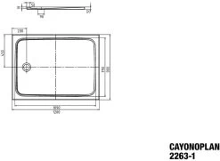 Kaldewei Cayonoplan 2263-1 Duschwanne 362300012711 Alpinweiss Matt Secure Plus, 90x120x1,8cm -Langlebige Werkzeuge Kaldewei Cayonoplan 2263 1 Duschwanne 362300012711 alpinweiss matt Secure Plus 90x120x18cm 5