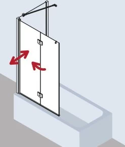 Kermi Liga Badewannen-Faltwand LI2PR12015VPK 120x150cm, Silber Hochglanz, ESG Klar Clean, Rechts 9 Kermi Liga Badewannen-Faltwand LI2PR12015VPK 120x150cm, Silber Hochglanz, ESG Klar Clean, Rechts -Langlebige Werkzeuge Kermi Liga Badewannen Faltwand LI2PR12015VPK 120x150cm silber hochglanz ESG klar Clean rechts 2